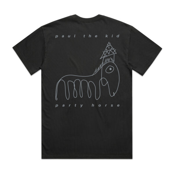 Party Horse (Back) - Heavy Tee Thumbnail